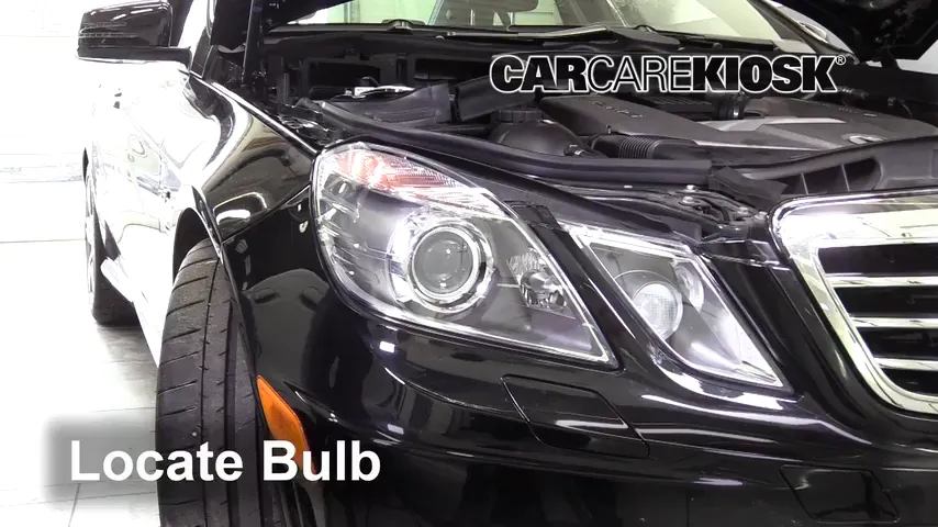 2010 Mercedes-Benz E63 AMG 6.3L V8 Luces Luz de carretera (reemplazar foco) 